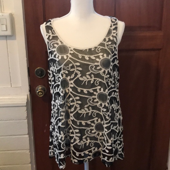 macys embroidered tops